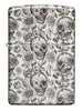 Front of Skeleton Design Glow-In-The-Dark 540 Color Windproof Lighter