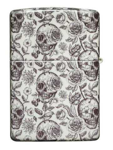 Back of Skeleton Design Glow-In-The-Dark 540 Color Windproof Lighter