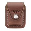 Front image of Brown Lighter Pouch- Clip